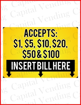 Accepts $1-$100